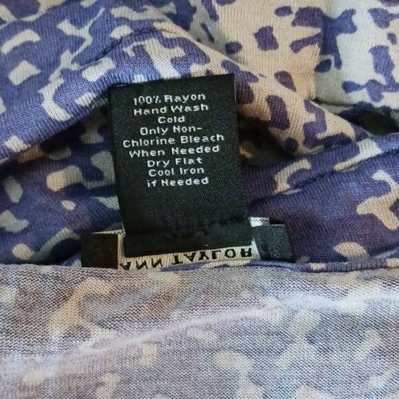 Ann Taylor Womens XL Purple Abstract Print Sleeveless Scoop Neck Tank Top - Picture 8 of 8